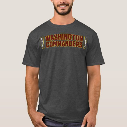 washington commanders american club tシャツ (正面)