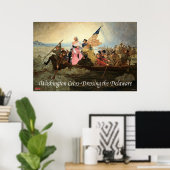 Washington Cross-Dressing the Delaware Poster ポスター (ホームオフィス)
