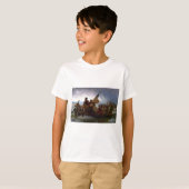 Washington Crossing the Delaware -ヴィンテージUS Art Tシャツ (正面フル)