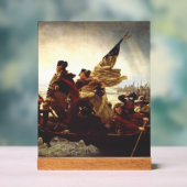 Washington Crossing the Delaware by Emanuel Leutze アクリルサイン (ニュートラル)