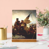 Washington Crossing the Delaware by Emanuel Leutze アクリルサイン (ウェディング)