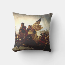 Washington Crossing the Delaware by Emanuel Leutze クッション