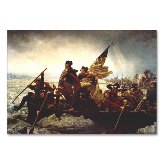 Washington Crossing the Delaware by Emanuel Leutze テーブルナンバー (正面)