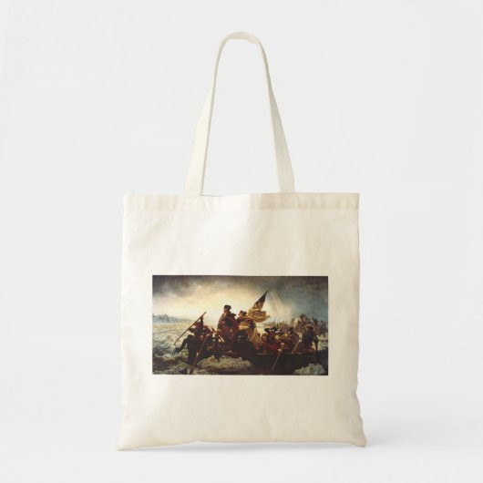 Washington Crossing the Delaware by Emanuel Leutze トートバッグ (正面)