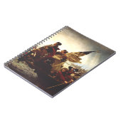 Washington Crossing the Delaware by Emanuel Leutze ノートブック (左側)