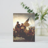 Washington Crossing the Delaware by Emanuel Leutze ポストカード (スタンド正面)