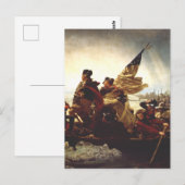 Washington Crossing the Delaware by Emanuel Leutze ポストカード (正面/裏面)