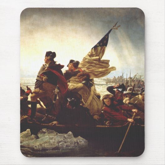 Washington Crossing the Delaware by Emanuel Leutze マウスパッド (正面)