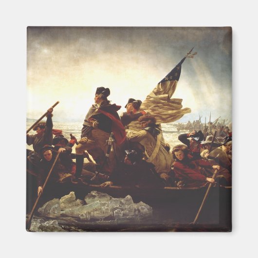 Washington Crossing the Delaware by Emanuel Leutze マグネット (正面)