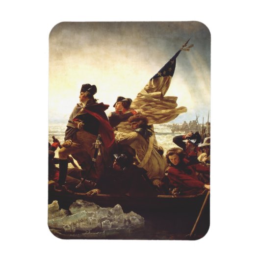 Washington Crossing the Delaware by Emanuel Leutze マグネット (縦)