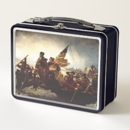 Washington Crossing the Delaware by Emanuel Leutze メタルランチボックス