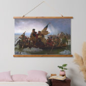 Washington Crossing The Delaware by Emanuel Leutze 吊り下げ型タペストリー (寝室)