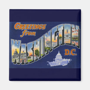 Washington D.C.からの挨拶! マグネット