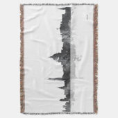 WASHINGTON D.C.のスカイライン スローブランケット (正面縦)