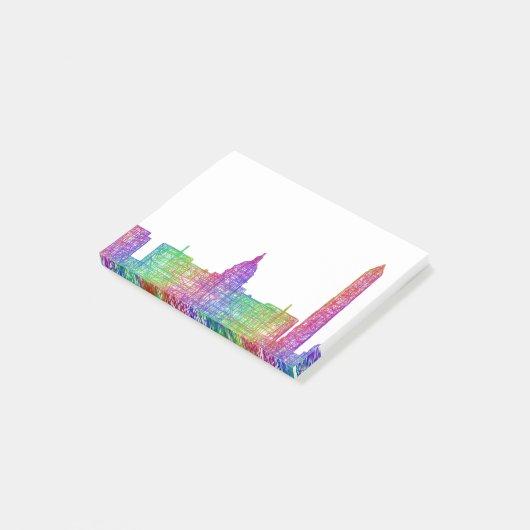 Washington D.C.のスカイライン ポストイット (アングル)