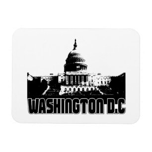 Washington D.C.のスカイライン マグネット