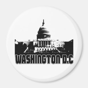 Washington D.C.のスカイライン マグネット