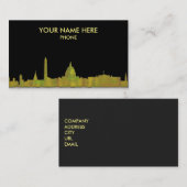 WASHINGTON D.C.のスカイライン-名刺 名刺 (正面/裏面)