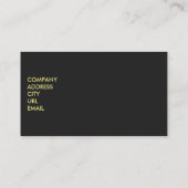 WASHINGTON D.C.のスカイライン-名刺 名刺 (裏面)