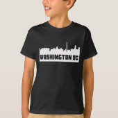 Washington D.C.のスカイライン Tシャツ (正面)