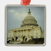 Washington D.C.の国会議事堂のオーナメント メタルオーナメント (正面)