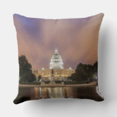 Washington D.C.の国会議事堂の建物 クッション (裏面)