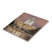 Washington D.C.の国会議事堂の建物 タイル (側面)