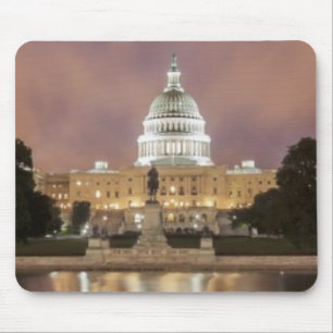 Washington D.C.の国会議事堂の建物 マウスパッド