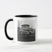 Washington D.C.の国会議事堂の建物 マグカップ (左)