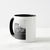 Washington D.C.の国会議事堂の建物 マグカップ (正面左)
