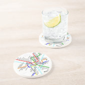 Washington D.C.の地下鉄のコースター コースター (側面)