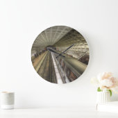 Washington D.C.の地下鉄の駅 ラージ壁時計 (ホーム)