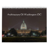 Washington D.C.の建築 カレンダー (カバー)