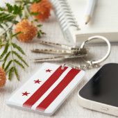 Washington D.C.の旗 キーホルダー (正面右)