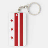 Washington D.C.の旗 キーホルダー (裏面)