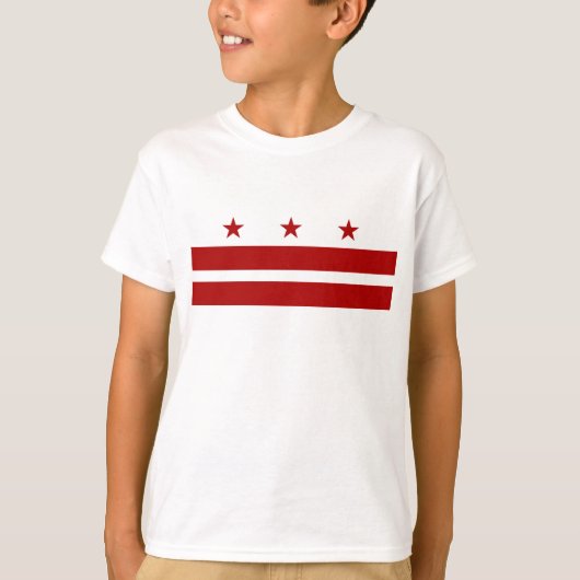 Washington D.C.の旗 Tシャツ (正面)