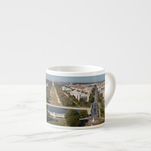 Washington D.C.の景色の概観 エスプレッソカップ (正面右)