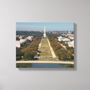 Washington D.C.の景色の概観 キャンバスプリント