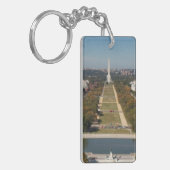 Washington D.C.の景色の概観 キーホルダー (正面左)