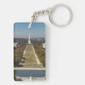 Washington D.C.の景色の概観 キーホルダー (裏面)