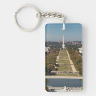 Washington D.C.の景色の概観 キーホルダー
