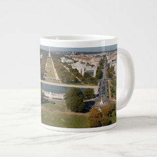 Washington D.C.の景色の概観 ジャンボコーヒーマグカップ