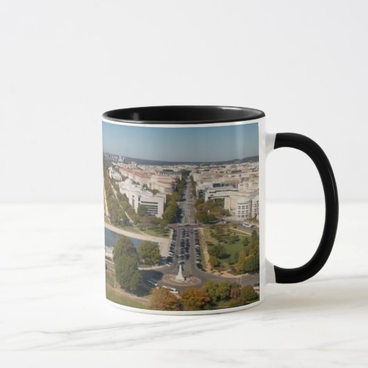 Washington D.C.の景色の概観 マグカップ (右)
