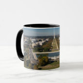 Washington D.C.の景色の概観 マグカップ (正面左)