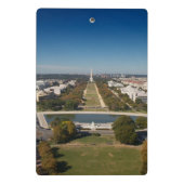 Washington D.C.の景色の概観 ミニクリップボード (裏面)