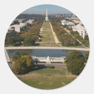 Washington D.C.の景色の概観 ラウンドシール