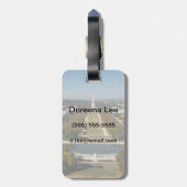 Washington D.C.の景色の概観 ラゲッジタグ (裏面縦)