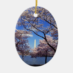 Washington D.C.の桜 セラミックオーナメント