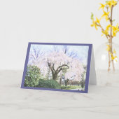 Washington D.C.の泣くさくらんぼ カード (黄色い花)