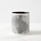 Washington D.C.の計画 ツートーンマグカップ (中央)